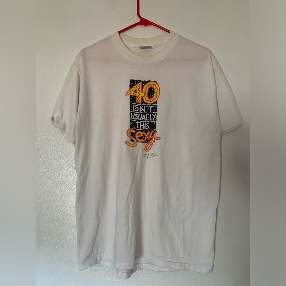 Vintage Shoebox Greetings 40’s Birthday Shirt